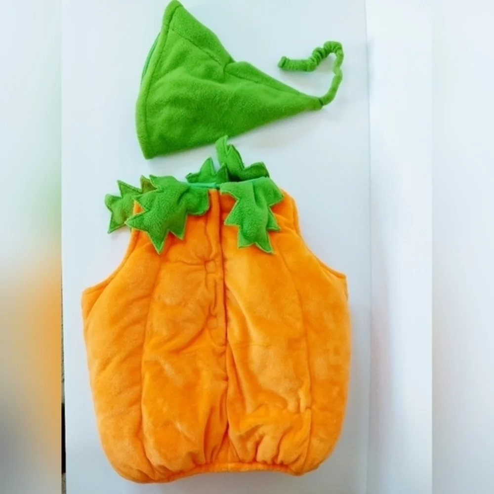 Jack O'lantern costume 2pc with hat‎ size 12 months